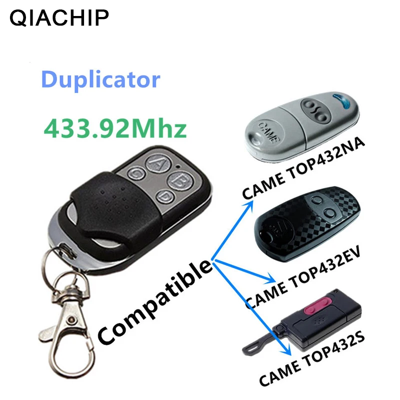 

QIACHIP 433 дубликатор для создания копий 433,92 МГц пришел пульт Управление TOP432EV TOP432NA TOP432S с Батарея для универсальная гаражная дверь ворот
