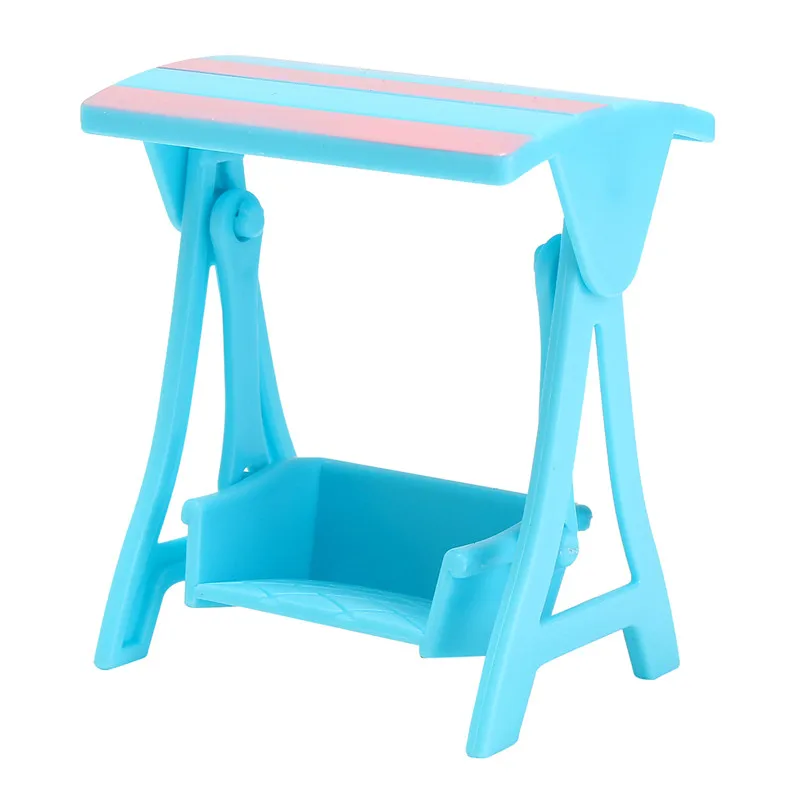 Прекрасный 4 шт./компл. дома мебель для кукол Пластик пляж сцены набор миниатюрный