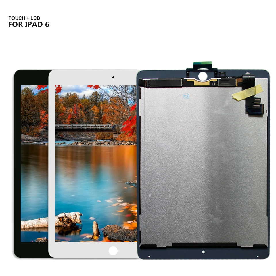 ЖК-дисплей для iPad Air 2 6 ipad Air2 A1567 A1566 сенсорный экран дигитайзер стекло Бесплатная