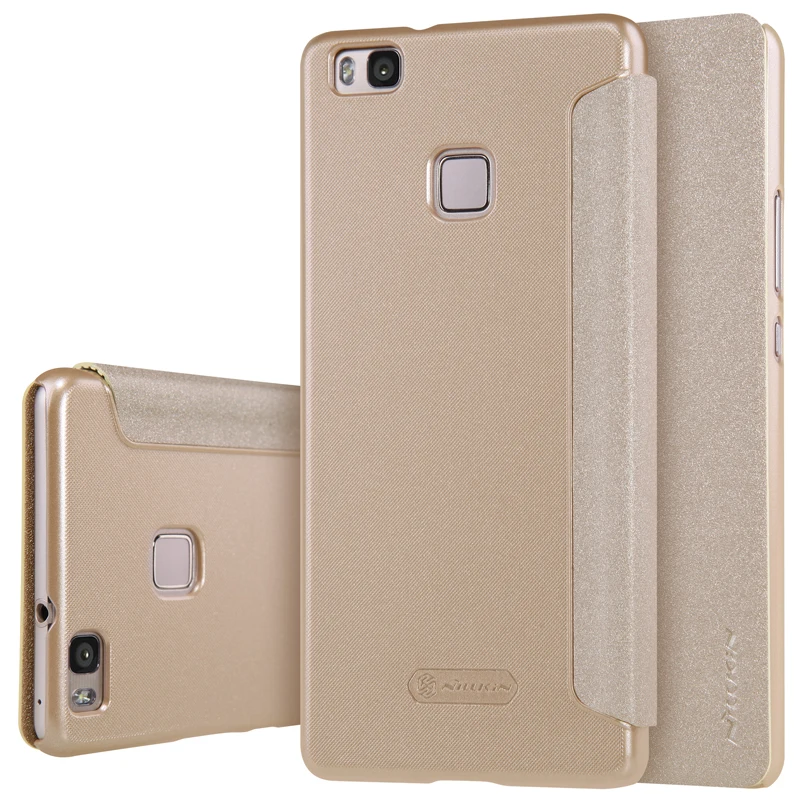 Для HUAWEI P9 Lite телефон случаях Nillkin Искра кожаный чехол для крышка телефона