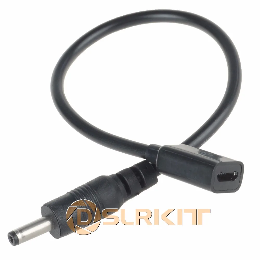 Микро USB гнездо к штекеру постоянного тока адаптер питания кабель шнур|dc male power