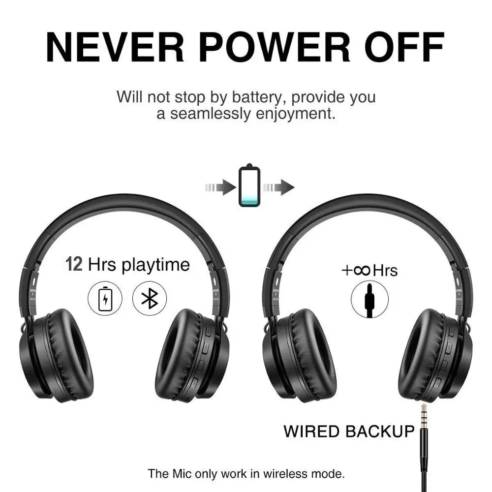 FEIKU B6 беспроводная Bluetooth гарнитура 4 1 Гарнитура 12H стерео время воспроизведения