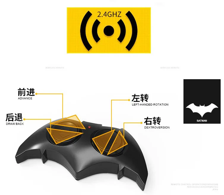 1:18 Batman Batmobile Супермен Лига Справедливости Электрический Бэтмен радиоуправляемая игрушка модель