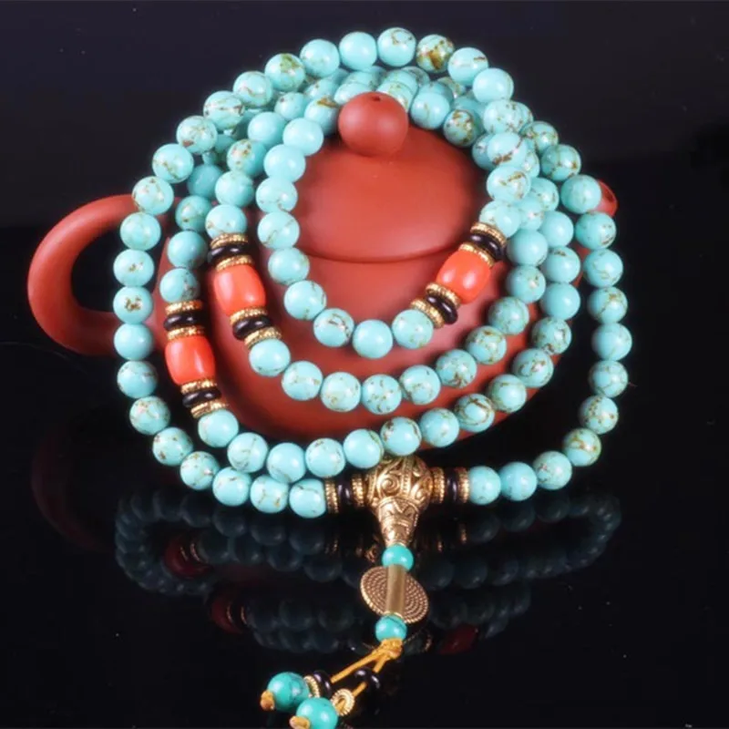 Женский браслет Sennier с бусинами из натурального камня 8 мм 108|natural stone beads bracelet|bead