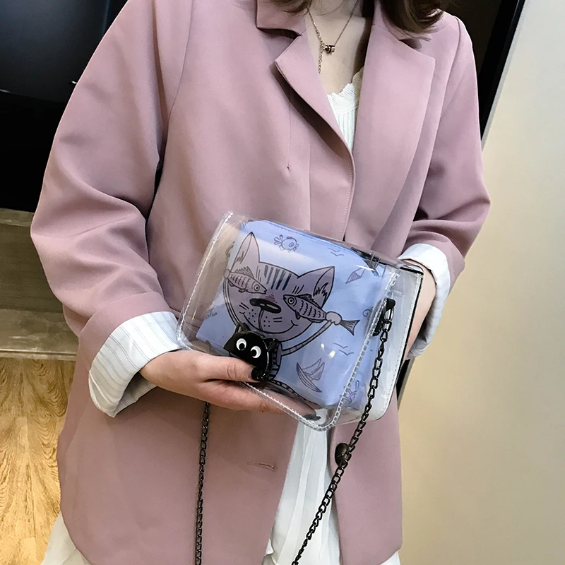 

Fashion Women Shoulder Bag Vintage PVC Leather Envelope Crossbody Small Mini Flap Messenger Handbag Chain Purse New