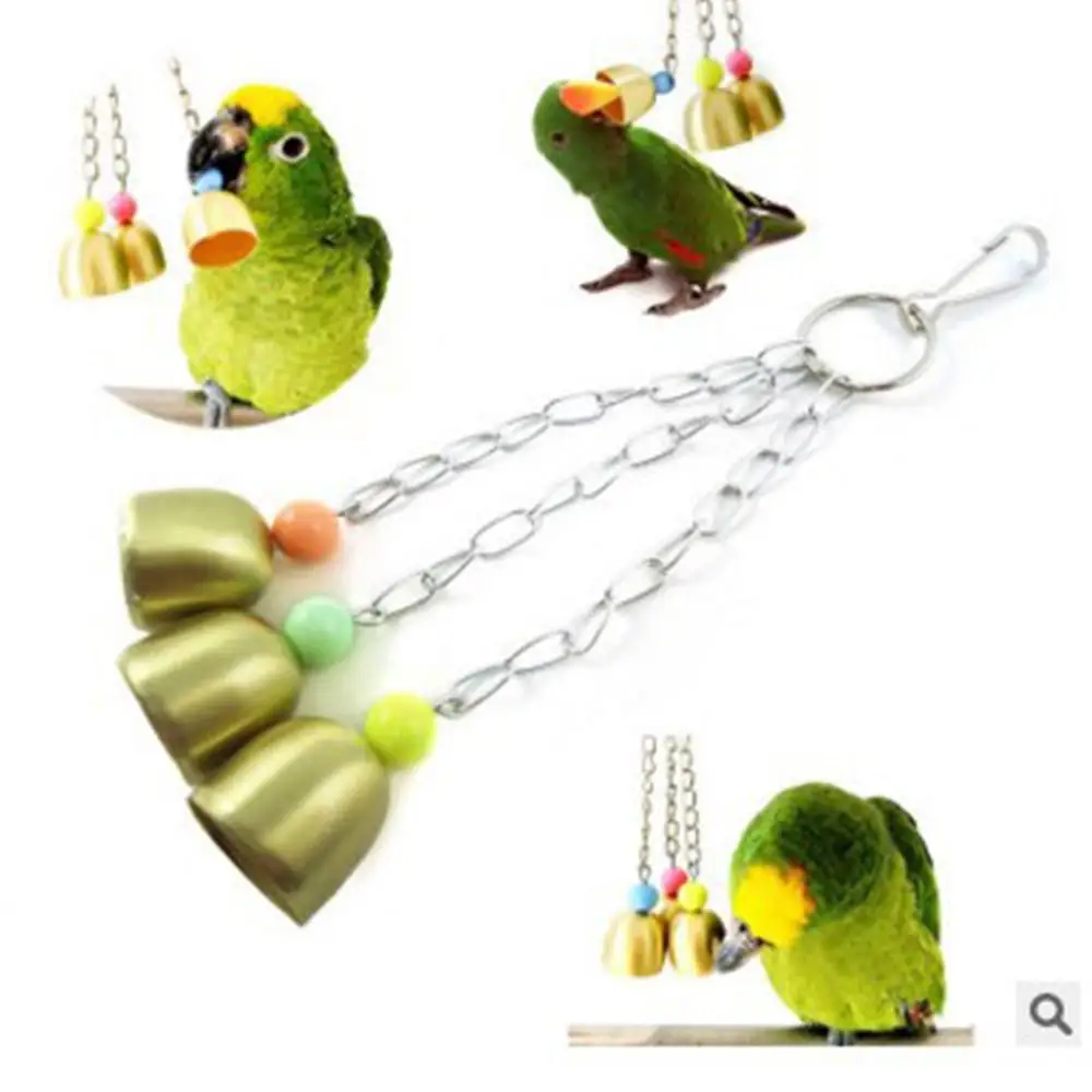 2 шт. Попугай Птицы Игрушки подвесной мост лестница качели попугай колокольчики