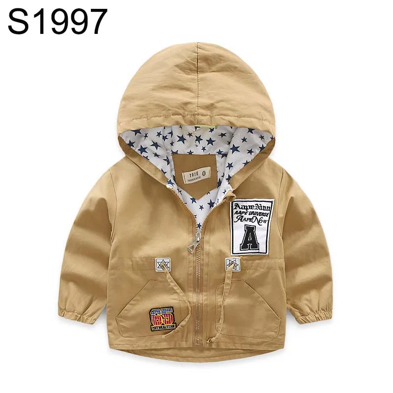 2017 New Baby Girls Boys Fashion Coat Jacket Children Zipper Hooded Windbreaker Clothing Toddler Full Sleeve Patchwork Outerwear | Детская