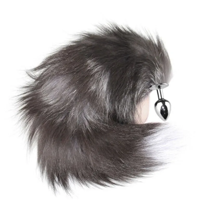 SAIXS Metal Anal Toys Fox Tail Plug Erotic Butt Sex for Woman And Men Sexy Adult Toy | Красота и здоровье