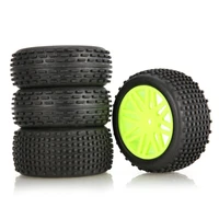 4pcs 86mm rim rubber tires tyre wheel for 110 rc crawler car model hsp redcat exceed rc traxxas tamiya hpi spare parts