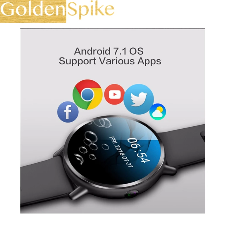 2019 Новые смарт-часы телефон Android7.1 MT6739 четырехъядерный 1 Гб + 16 8МП камера 900 мАч
