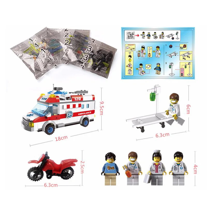 Enlighten модели Здание игрушка Совместимость с LEGO Лего Legos Конструктор E1118 328 блок