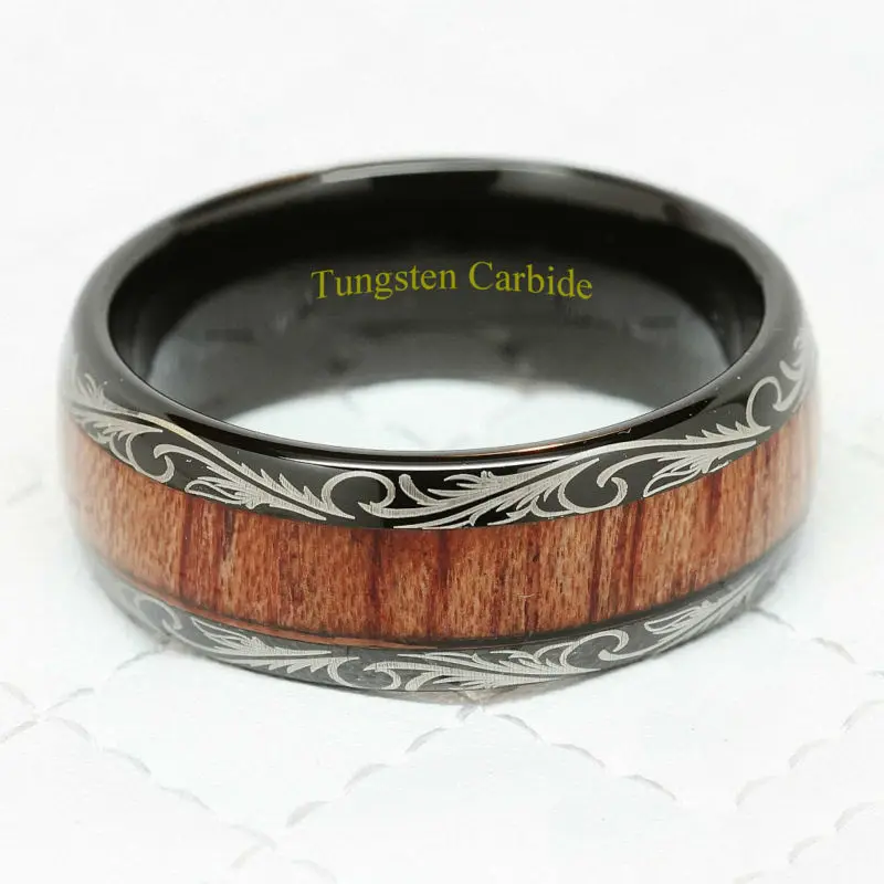 Кольцо унисекс из карбида вольфрама 8 мм|promise rings for couples|tungsten carbide ringcarbide ring |