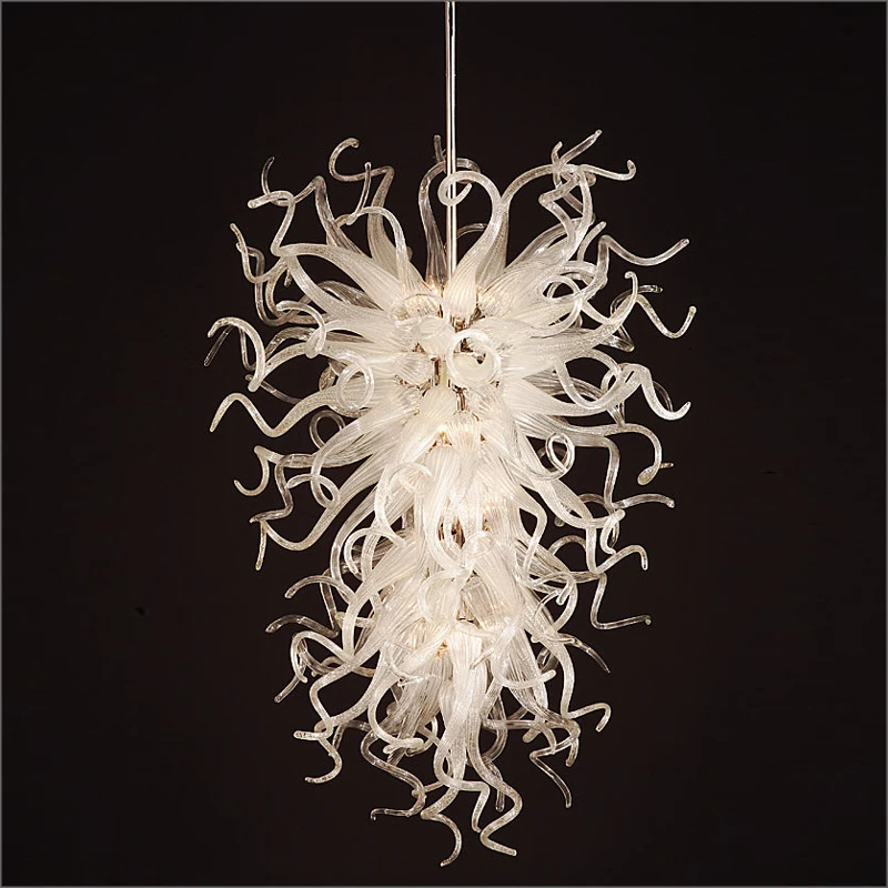 

Beautiful Amber Glass Pendant Light Blown Glass Chandelier Unique Design Free Air Shipping Staircase Long Chandeliers