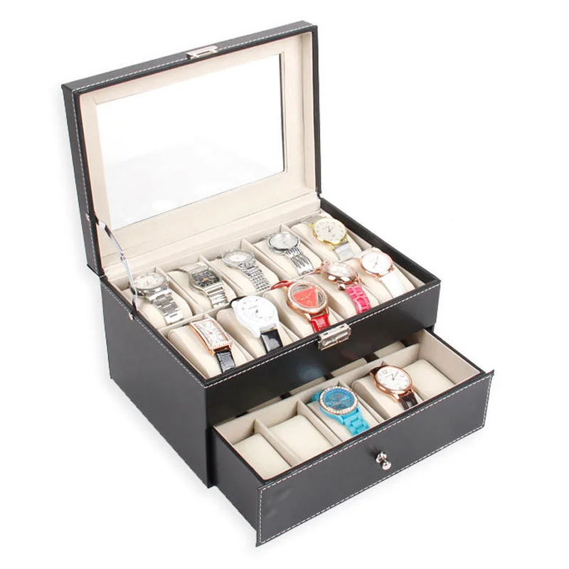 Quickdone 1 шт. коробка для демонстрации часов держатель хранения органайзер чехол