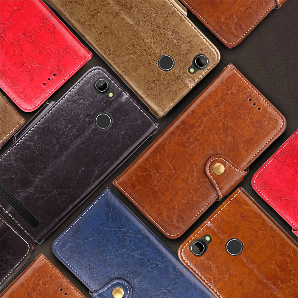 В стиле ретро из искусственной кожи чехол книжка бумажник натуральной с