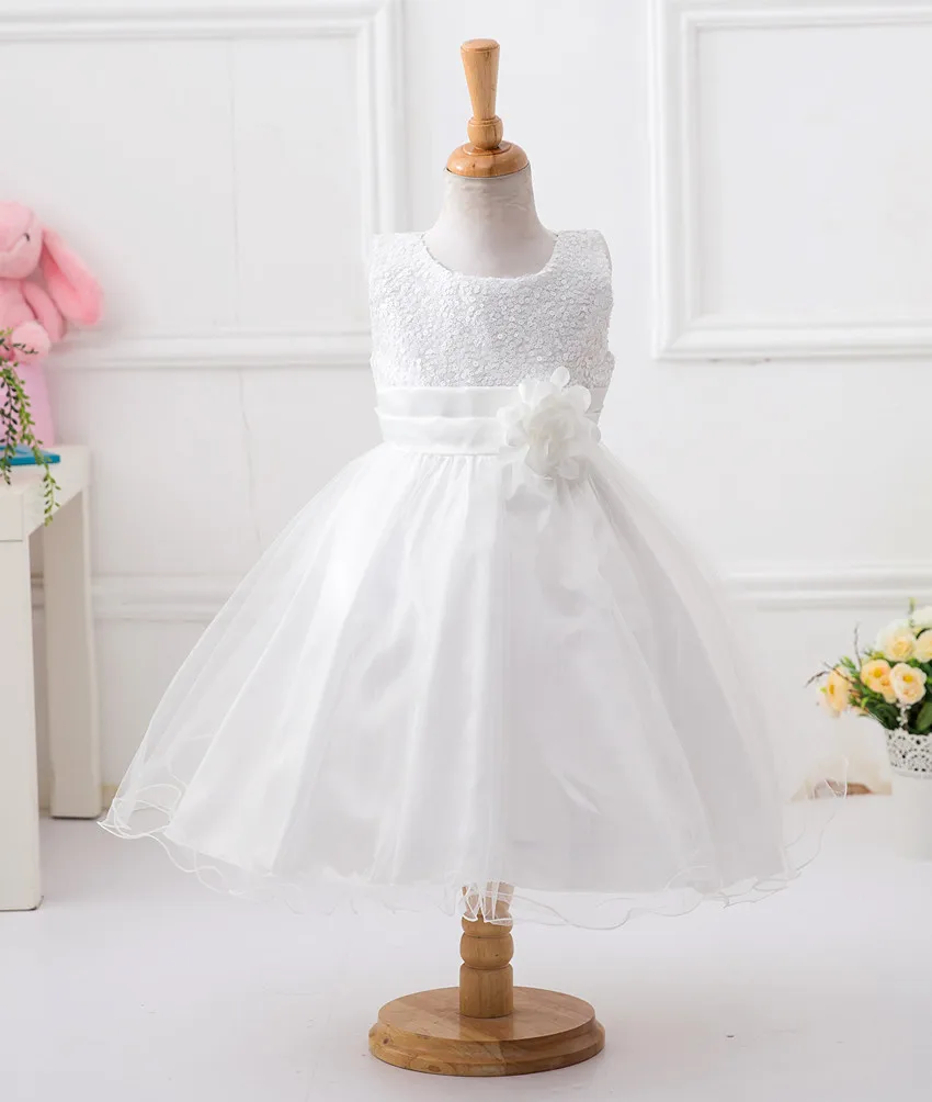 

Retail 2018 Girls summer sequined flower princess dresses , children dresses , girls summer dresses , WQR01