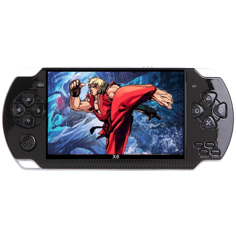 Coolbaby X6 Детские портативные игровые плееры 8G 4,3 дюймов Mp4 видео игровая консоль ТВ выход игровой плеер Поддержка камеры видео E-Bo
