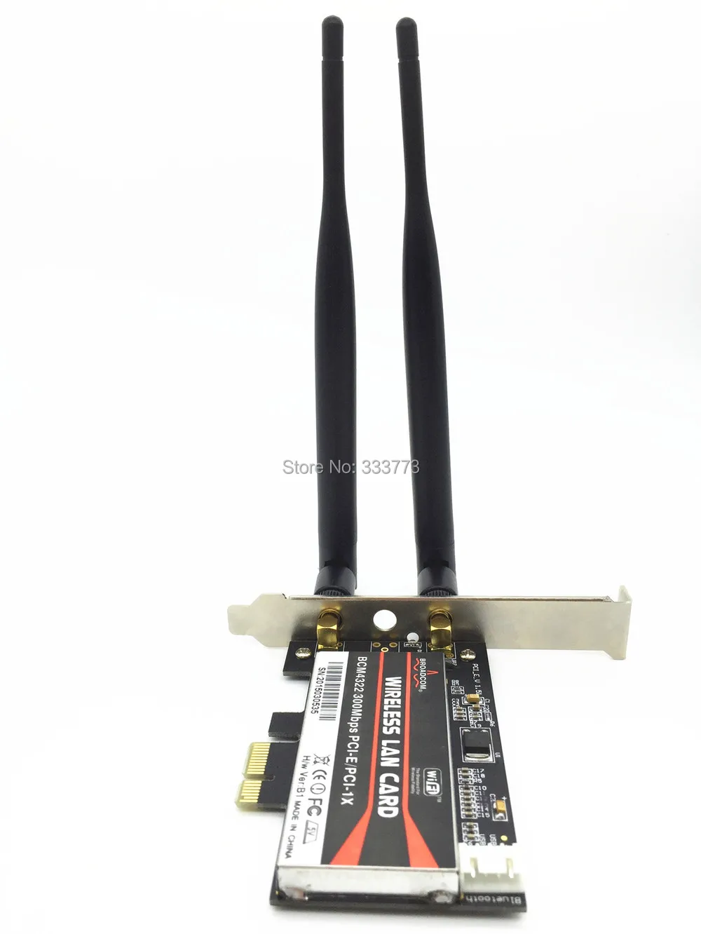 802.11a/B/G/N bcm4322 bcm943224 300 Мбит Dual Band 2.4/5.0 ГГц Беспроводной Wi-Fi pci-e 1x 16x карты для рабочего