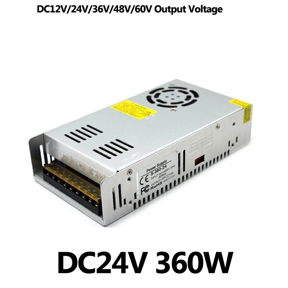 600 Вт 360 импульсный источник питания Светильник ing Transformers AC110V 220 В к DC 12 24 в 36 48 60 SMPS