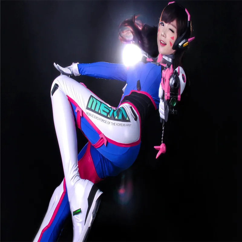 D VA костюм для девочек и женщин Обувь хеллоуина Косплэй два зентай кошки