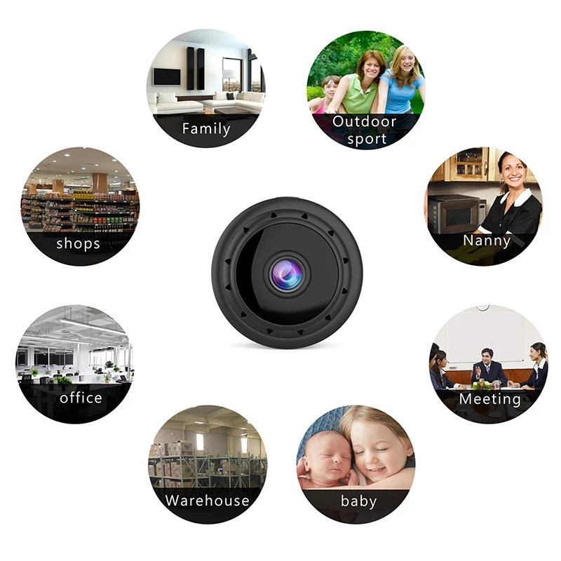 Универсальный Mangetic поглощение WIFI Мини безопасности удаленный монитор камера