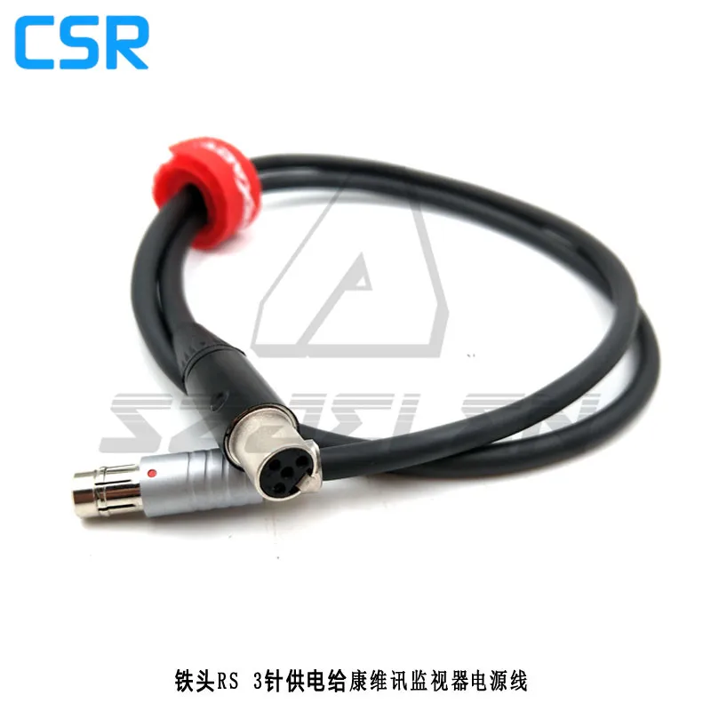 RS 3 контактный разъем для mini xlr 4 tvlogic 058/056/055 кабель питания 80 см|Соединители| |