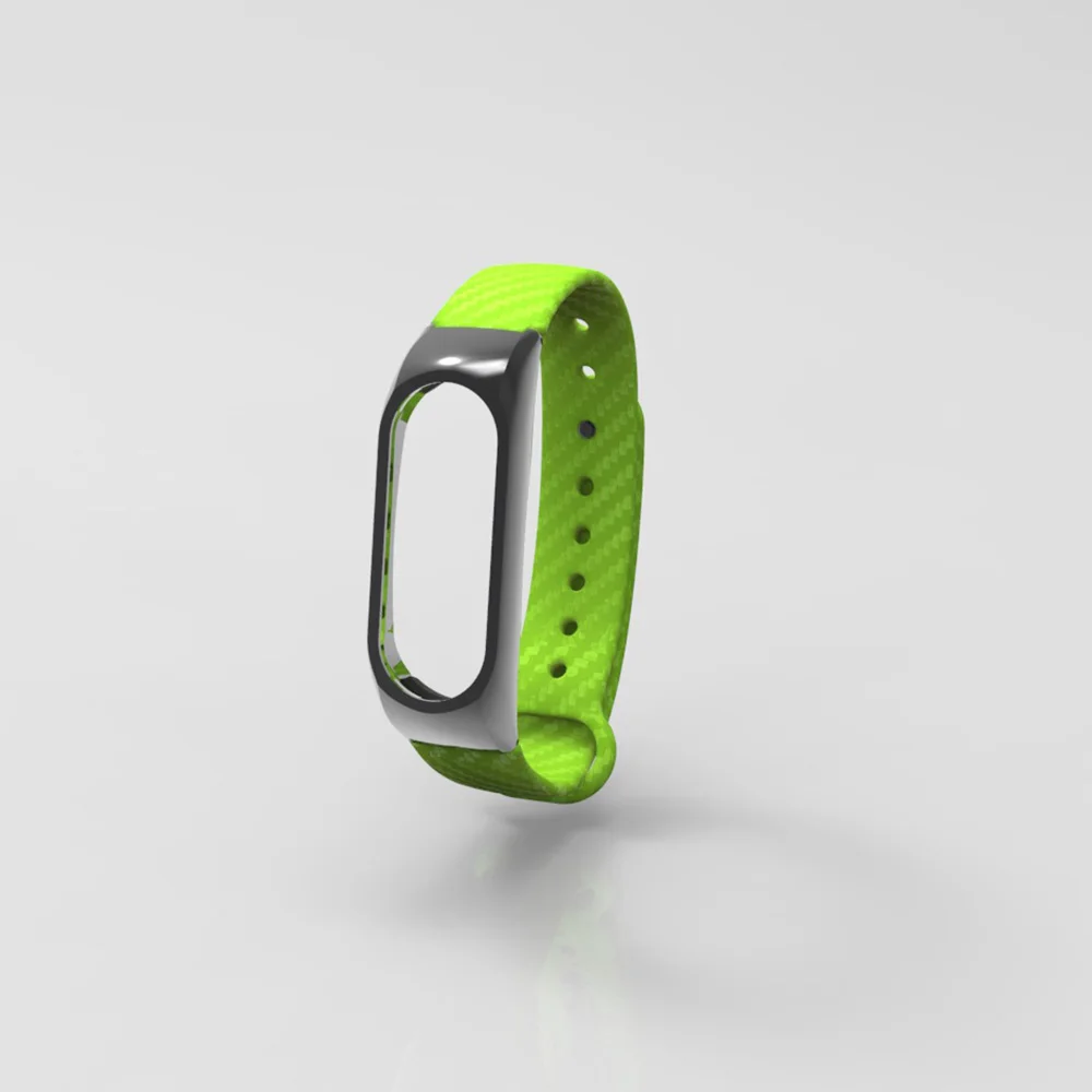 Для Xiao mi band 2 браслет TPE углеродного волокна Текстура спортивный силиконовый