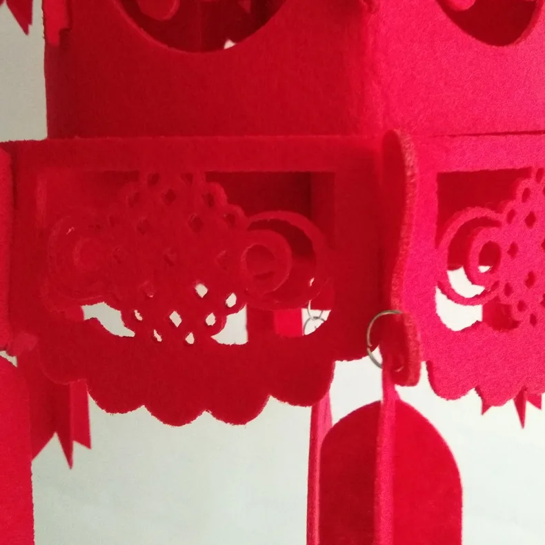 Счастливое событие DIY Lampion свадебное украшение нетканый дворцовый фонарь китайский год подвесной красный Весенний фестиваль вечерние украшения