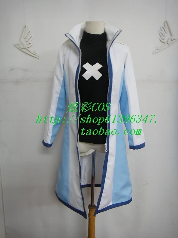 Фея хвост серый Fullbuster аниме на заказ костюм для косплея пальто + нижнее белье 11 |
