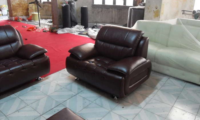 Бесплатная доставка 1 2 3 Италия дизайн натуральная кожа диван + секционный