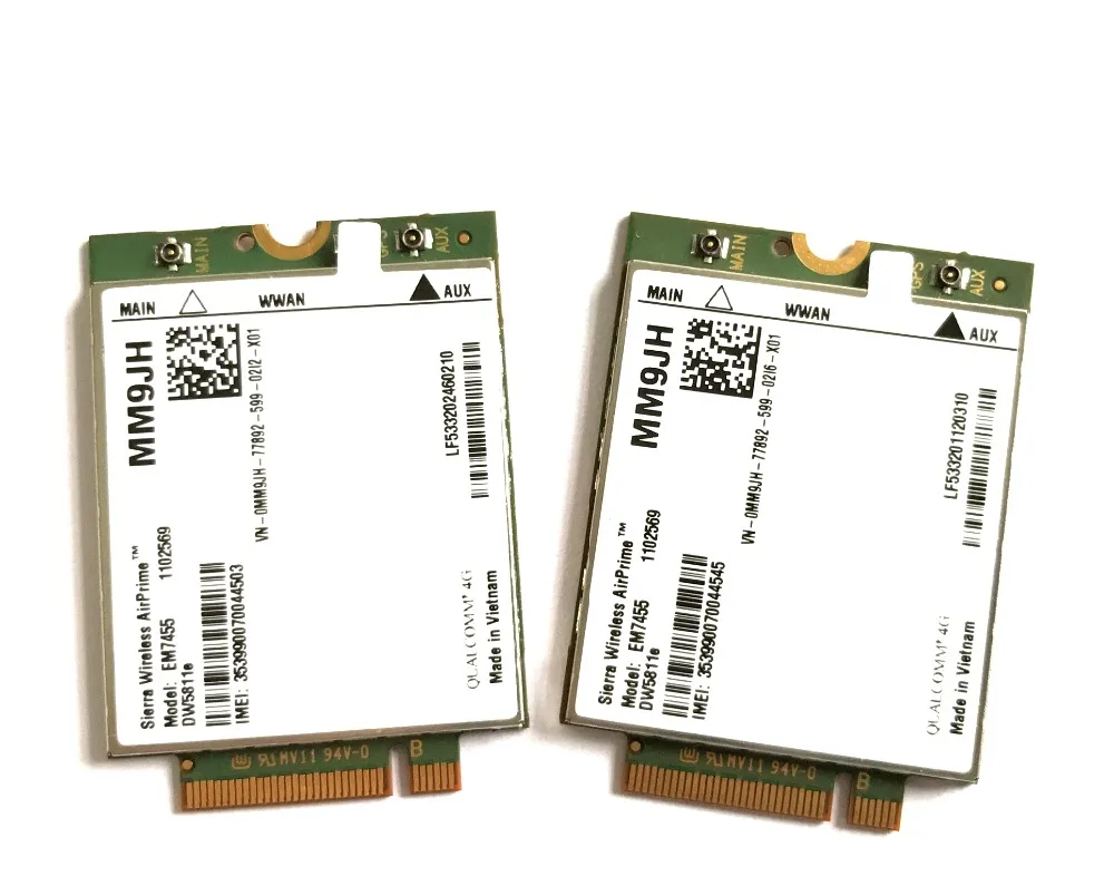 EM7455 DW5811e фотогалерея модуль 4G карта Cat6 для ноутбука Dell PN MM9JH|cat6| |