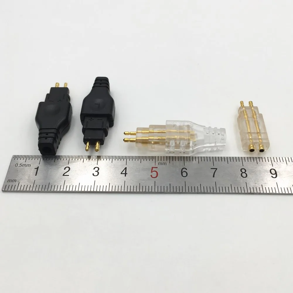 50 пар позолоченных 2 контактных разъемов для наушников сделай сам HD650 HD600 HD565 HD580