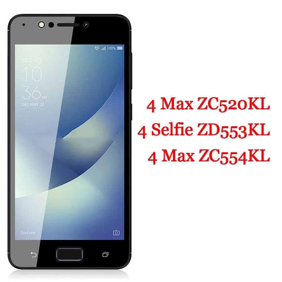 Для Asus Zenfone 4 Max ZC520KL стекло ZC554KL 4 Selfie ZD553KL протектор Закаленное стекло Защитная пленка Glas полное покрытие 9H 4Max