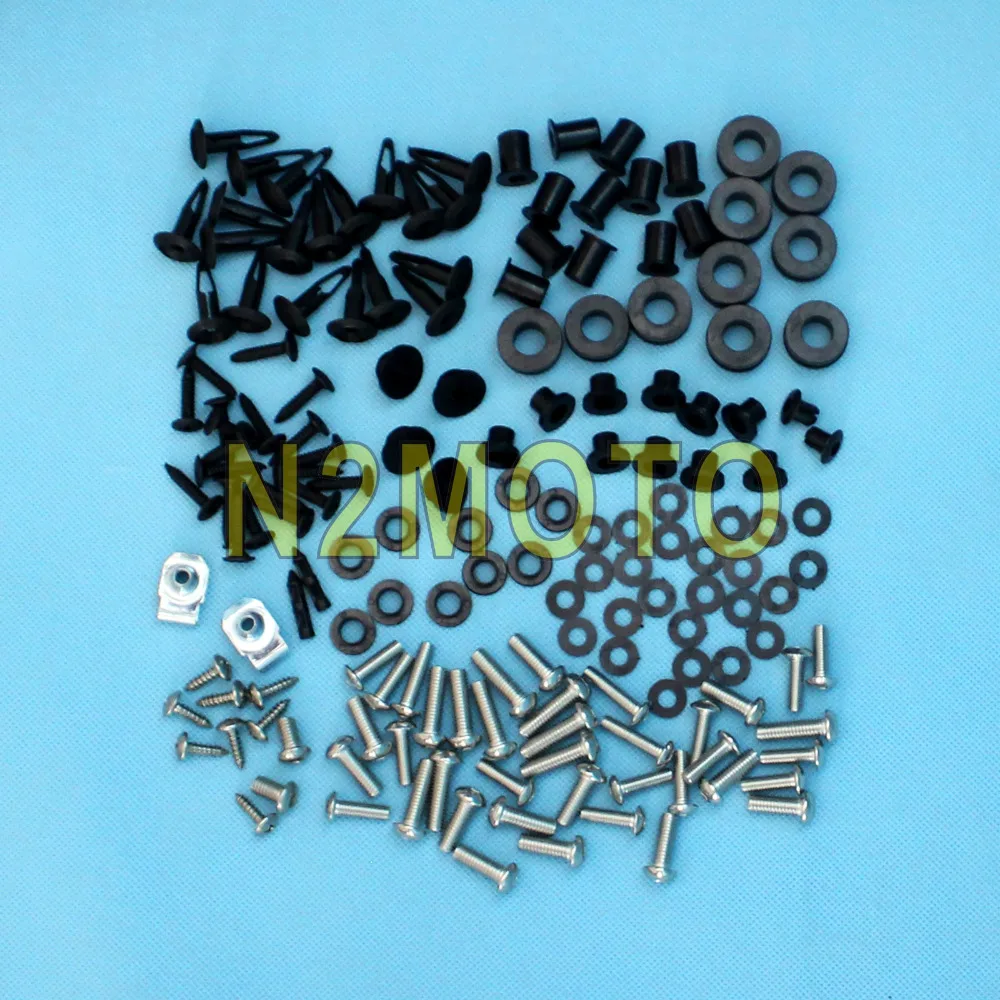 Мотоцикл из нержавеющей стали 144 шт полный обтекатель болт установить комплект