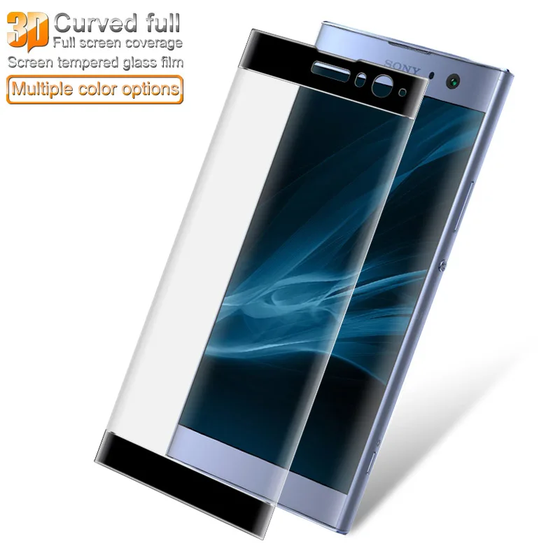 Imak 3D полное покрытие из закаленного стекла для sony Xperia XA2 протектор экрана Dual Sim