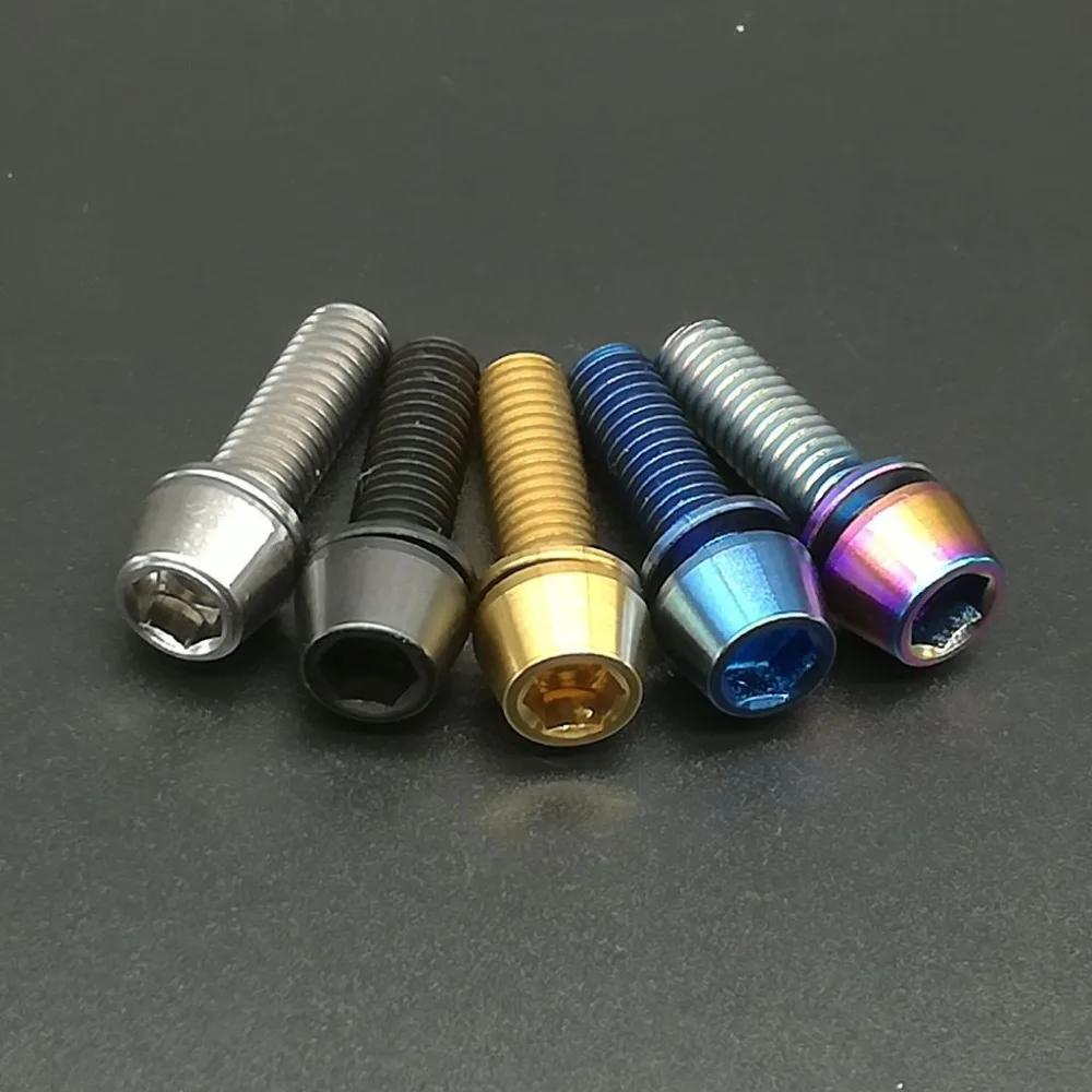 Титановый шестигранный болт с коническим дисковым тормозом 5 цветов 2