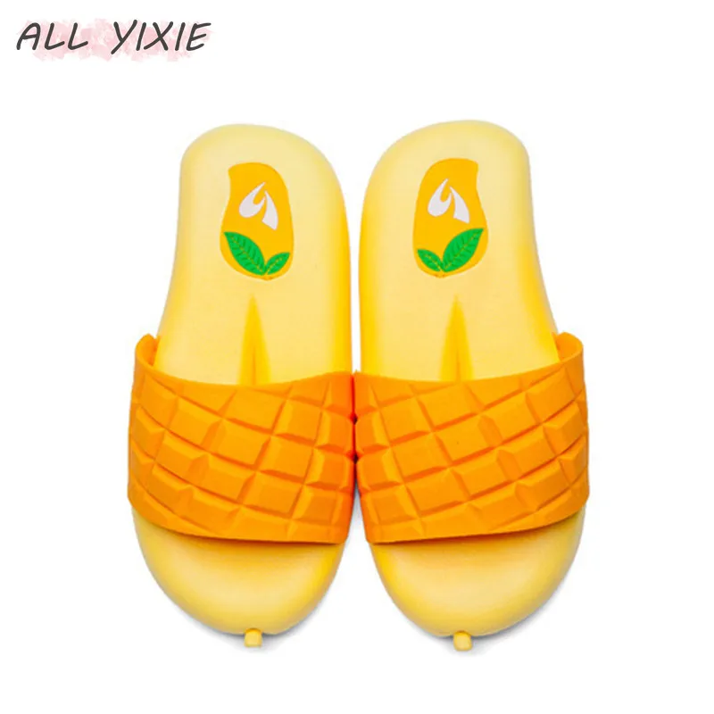 Все YIXIE2019 Летние Новые Креативные женские сандалии и шлепанцы с фруктами модные