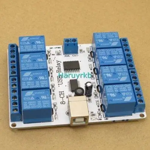 8ch dc 12V релейный модуль USB Opto couple для ПК компьютера r3 Robotics|Интегральные схемы| |