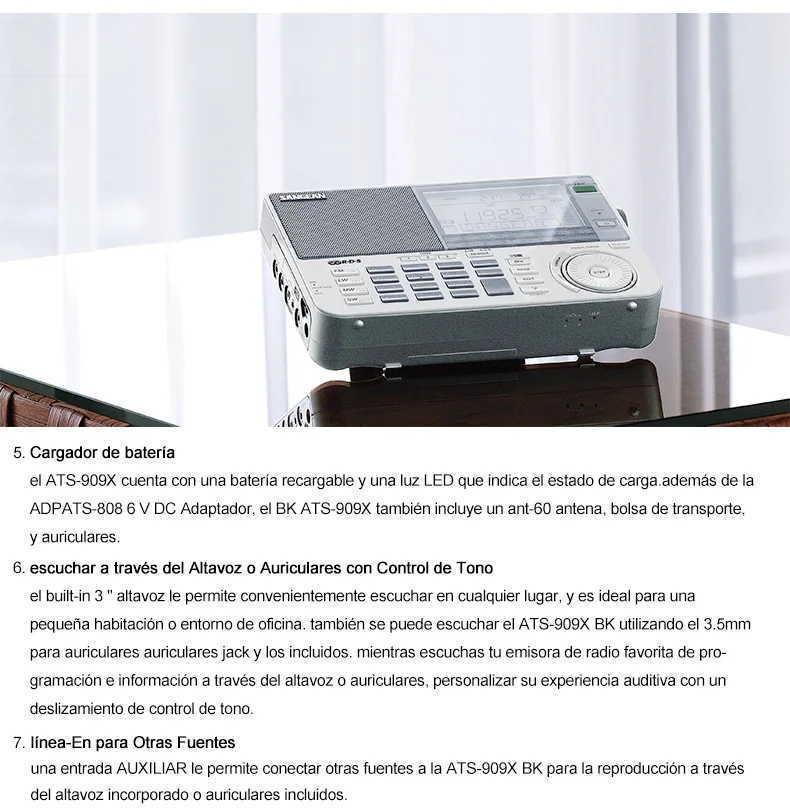 SANGEAN ATS-909X группа радиоприемник FM/MW/SW/LW многополосные fm радио портативное радио динамик