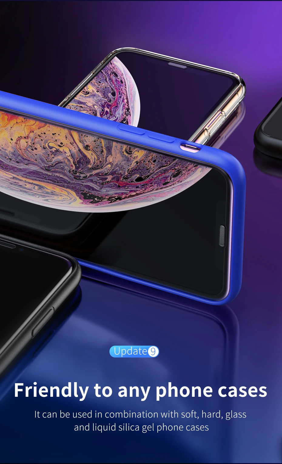 Baseus 0,3 мм пыленепроницаемый протектор экрана для iPhone Xs Max Xr Xs мягкая защитная пленка из закаленного стекла для iPhone Xsmax X S R