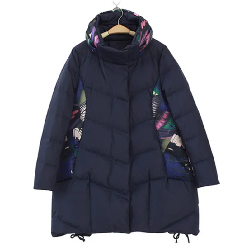 Hijklnl Новинка 2017 года зимняя куртка-пуховик Для женщин Подпушка пальто 40 s 50