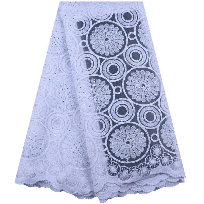 

Red 2019 High Quality Milk Silk African Net Lace Fabric Stones French Lace Fabric Nigerian Lace Fabric For Wedding DressA1564
