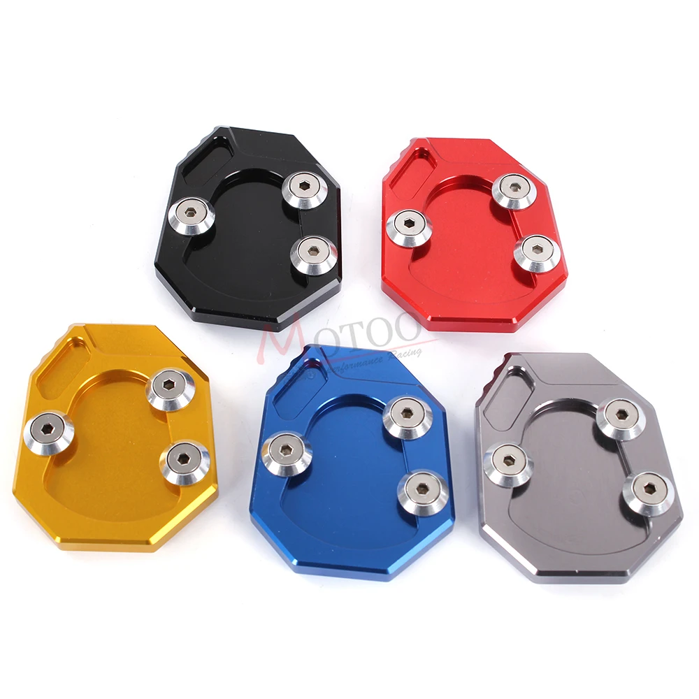 CNC Aluminum Motorcycle Side Stand Pad Enlargement Plate Kickstand Extension for YAMAHA R1 2009 2010 2011 2012 2013 2014 2015 | Автомобили