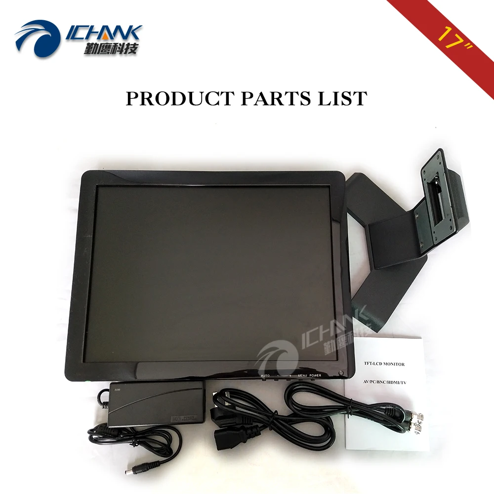 B170JN-ABHUV/1" дюймовый 1280x1024 4:3 AV HDMI ЖК-экран монитор/17" дюймовый BNC промышленное медицинское оборудование профессиональный ПК Дисплей