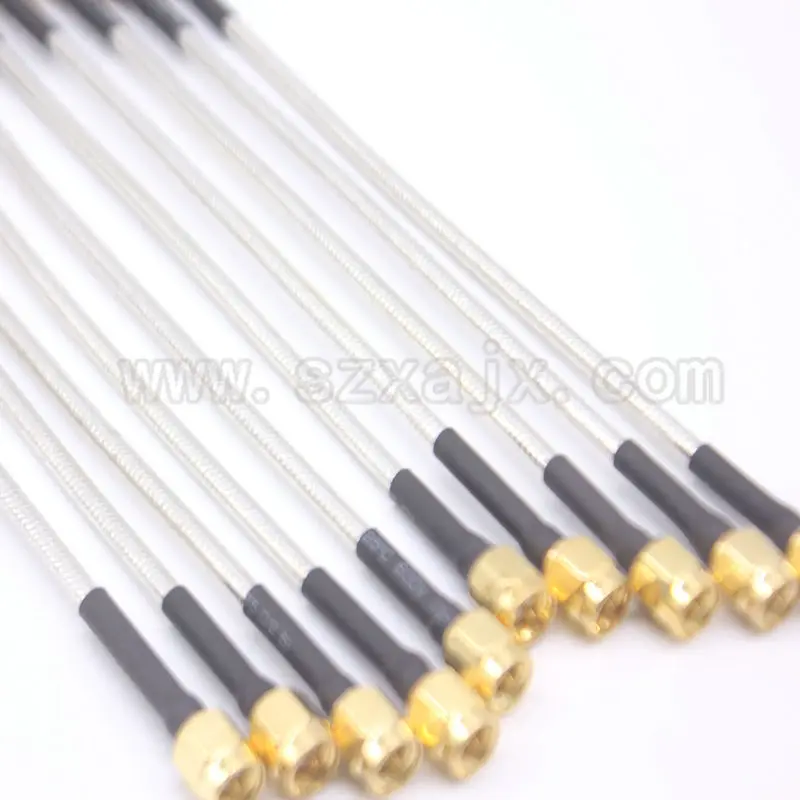 JX 1 шт. SMA мужской SMA Мужской RG402 коаксиальный кабель Полужесткий RG-402 коаксиальный косичка 15-50 см