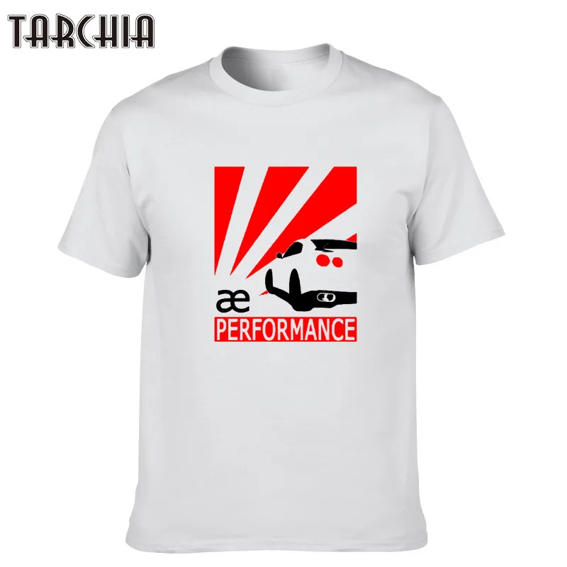 Футболка TARCHIA мужская с круглым вырезом модная повседневная тенниска принтом для