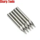Фрезы ЧПУ для резьбы по металлу и алюминию, 4*0,2 мм, 25 градусов