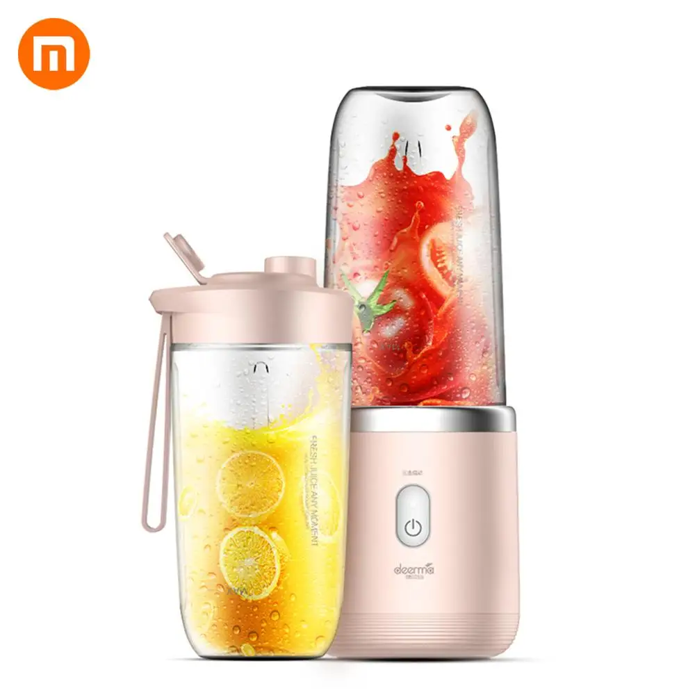 Оригинальная Xiaomi Deerma автоматическая соковыжималка многофункциональная Мини электрическая портативная USB соковыжималка для Xiaomi умный дом