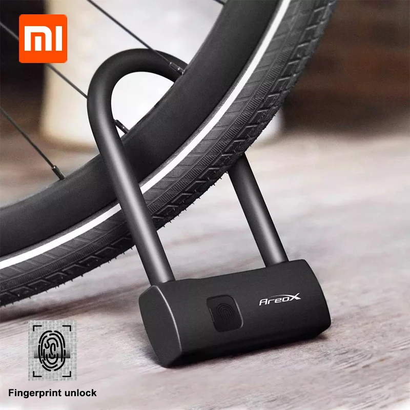 Xiaomi AreoX U8 смарт замок с идентификацией по отпечатку пальца защита от кражи