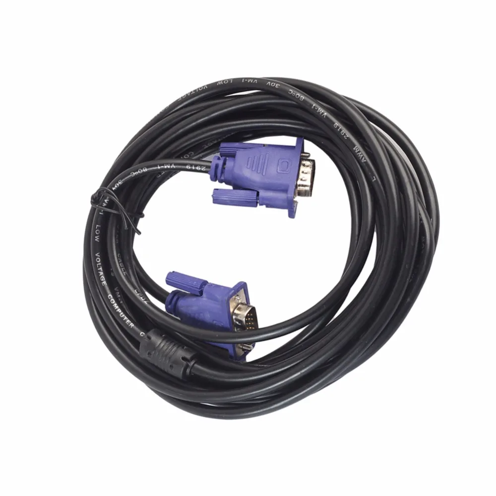 Удлинительный видеокабель с разъемом Папа папа для монитора VGA Кабели HDTV